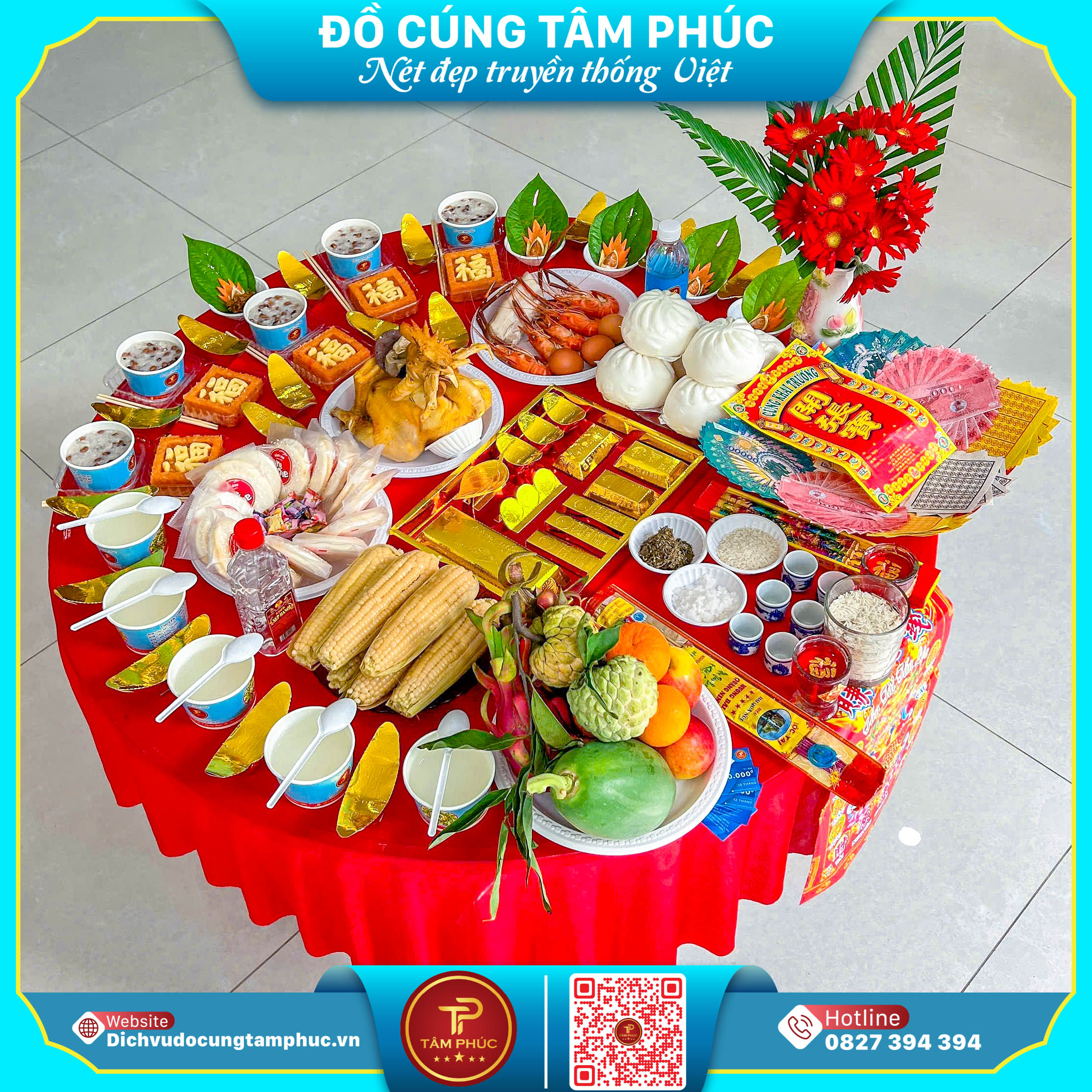 Mâm Cúng Khai Trương Chuẩn Phong Thủy Tại Cần Thơ